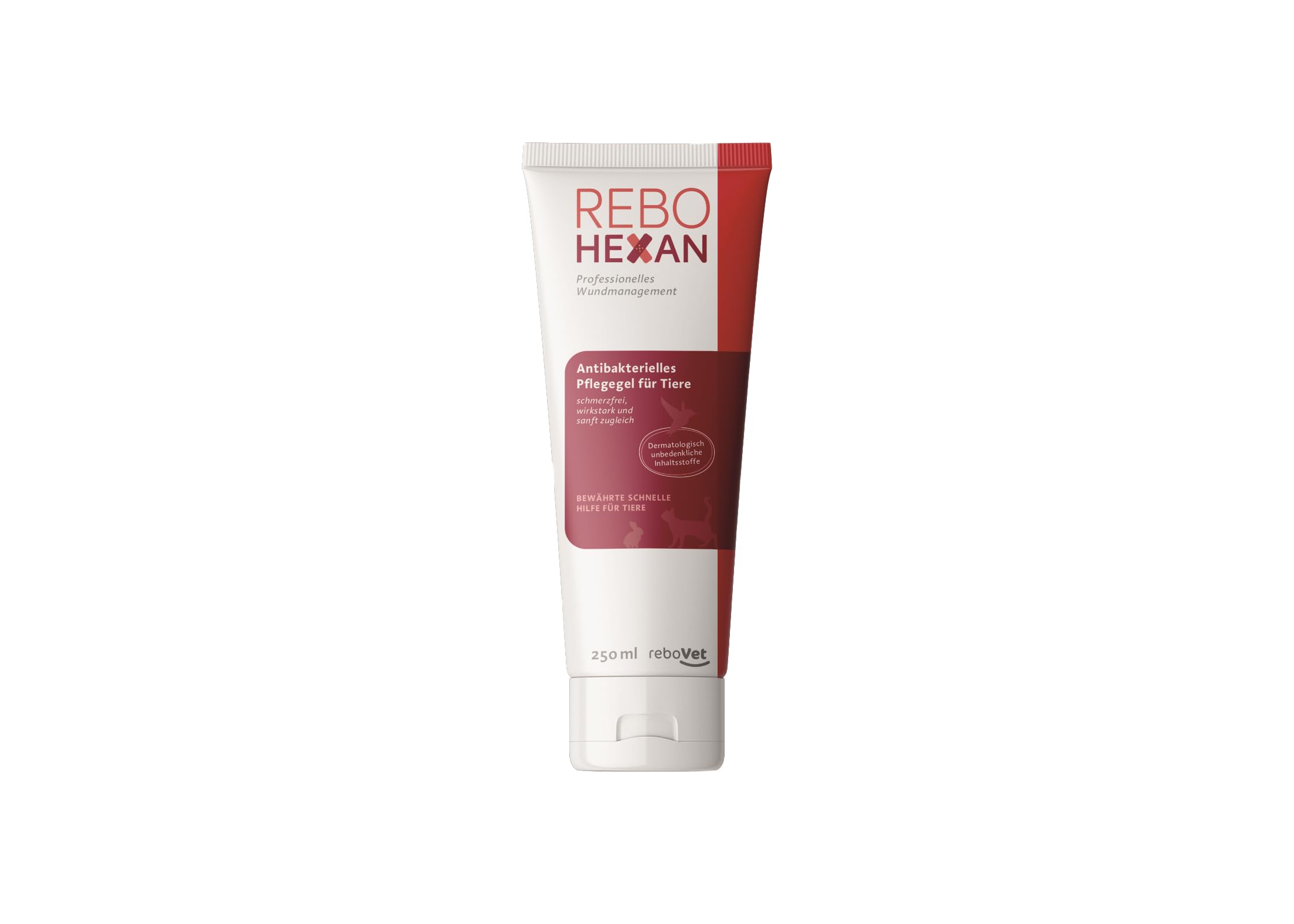 ReboHexan Gel 250 ml: Wundgel, Unterstützung der Wundheilung, Vermeidet Ankleben an Verbänden, Schmerzlose Anwendung, Alkoholfrei