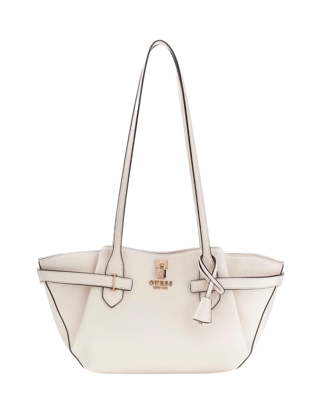 GUESS borsa a tracolla Yesba Girlfriend Shoulder Satchel Bag Cream White avorio