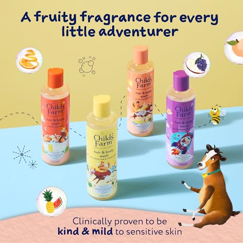 Childs Farm Şeftali ve Kayısı Özlü Çocuk Saç ve Vücut Şampuanı 250 ml