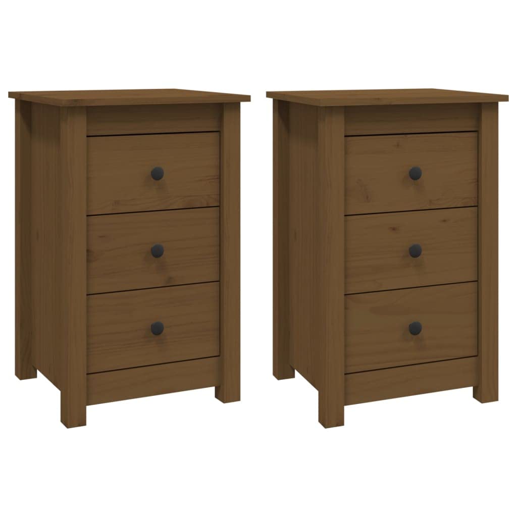 Tables de Chevet pour Chambre à Coucher et Salon Style Rustique