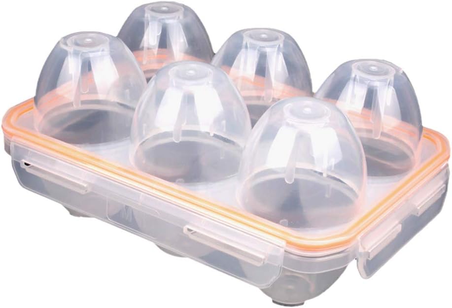 BESPORTBLE Egg Container, Egg Holder for Fridge, Storage Box s Box Silicone Carrier Holder Portable for Kitchen Tray Refrigerator Outdoor Camping Picnic s Box