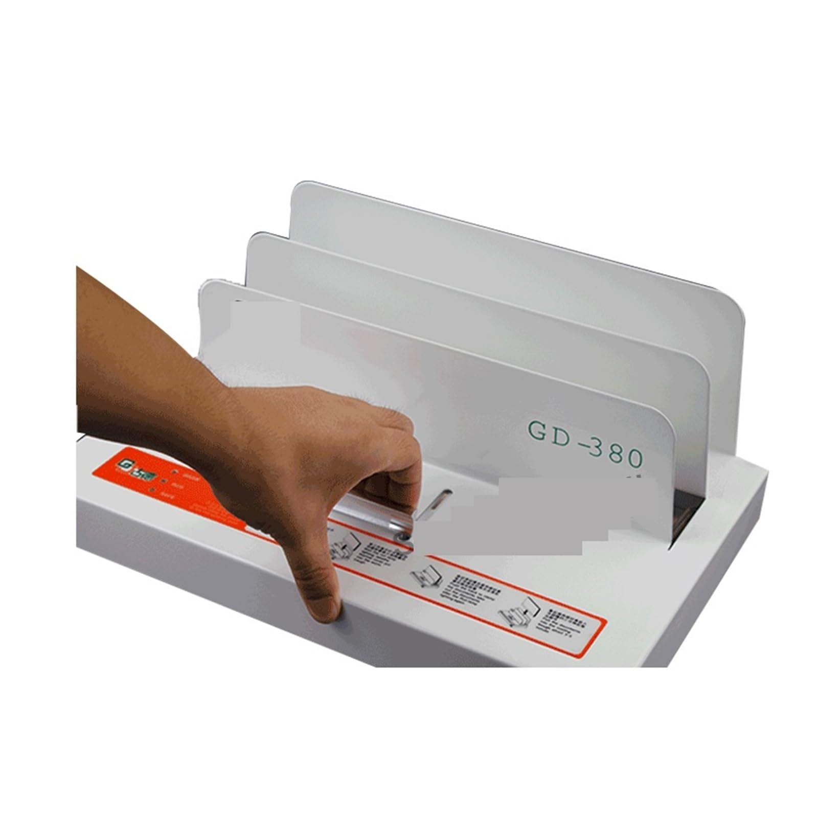 Encuadernadora, Máquina encuadernadora de pegamento termofusible GD380 for documentos contractuales, sobres de libros A4, máquina encuadernadora automática de pegamento de 100 W