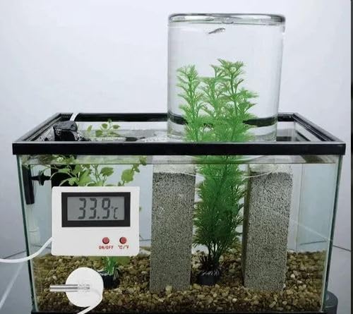 SP Electron AQuarium Digital Water Temperature Thermometer Indoor and Outdoor Room Temperature Digital Temperature Sensor with wired 4