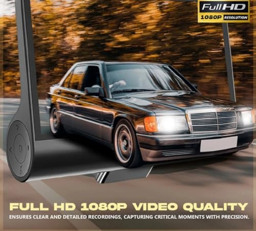 Image of 3 Channel Car Dash Camera Front Rear Inside, Full HD 1080P Car DVR with 4.2 Inch Display, Loop Recording, Reverse Camera Display, Wide Angle Vehicle Video Recorder Dash Cam