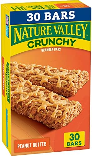 Nature Valley Crunchy Granola Bars, Peanut Butter, 15 ct, 30 bars