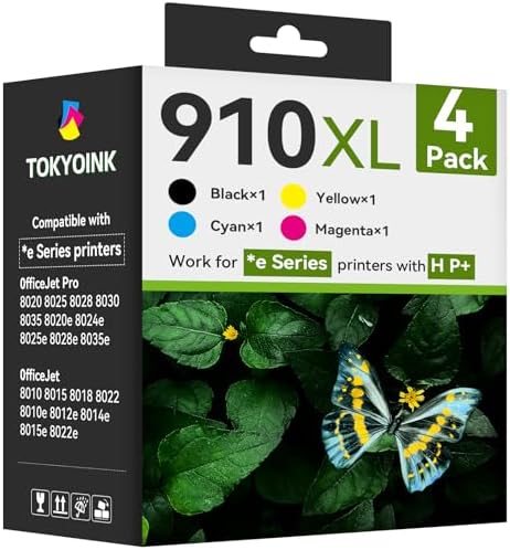 Ink 4-pack Cartucce 910XL Per HP Officejet - Nero, Ciano, Magenta - Foto 4