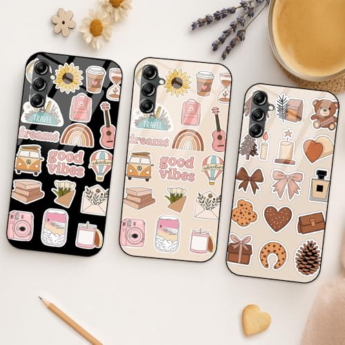 Image of COLORflow Back Cover Compatible with Samsung A14 5G / 4G | Pastel Dreams Collection Customized | Shockproof TPU Bumper with Camera Protection Back Cover Compatible with Samsung Galaxy A14 5G / 4G