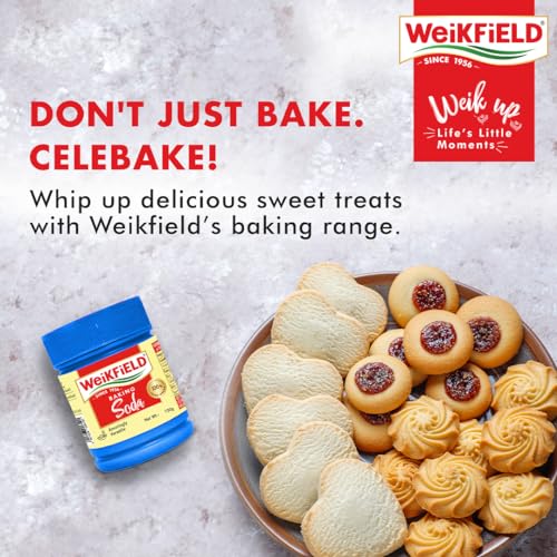 Image of Weikfield Baking Soda | 100 gm Jar (Pack of 5)
