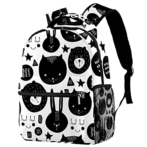 Sac à dos chat noir et blanc : le cadeau enfant parfait