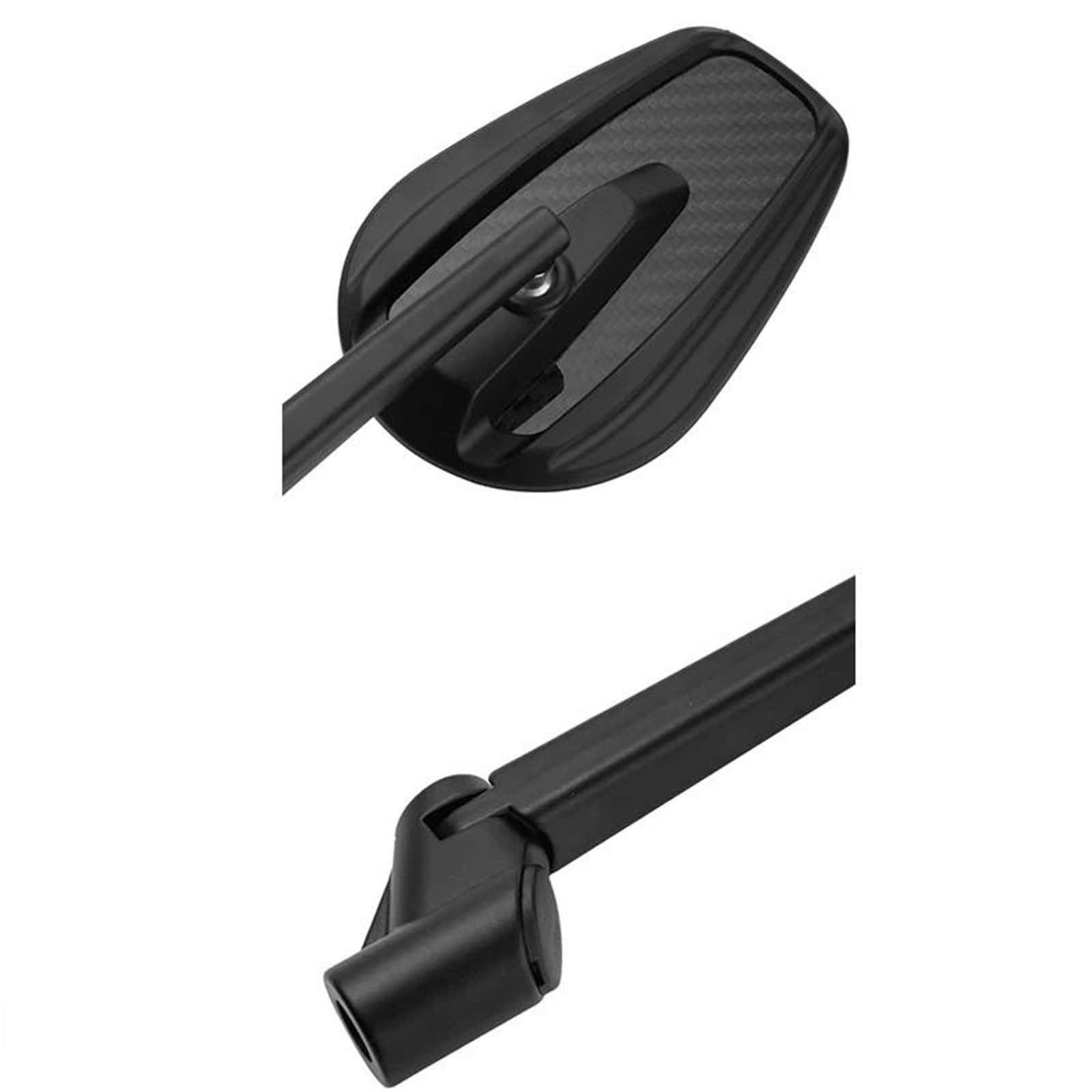 Sicurezza del veicolo Accessori Per Moto Specchietti Laterali In Lega Di Alluminio 8 10mm Universale Per Ducati Per Scrambler Per Kawasaki(Style2)