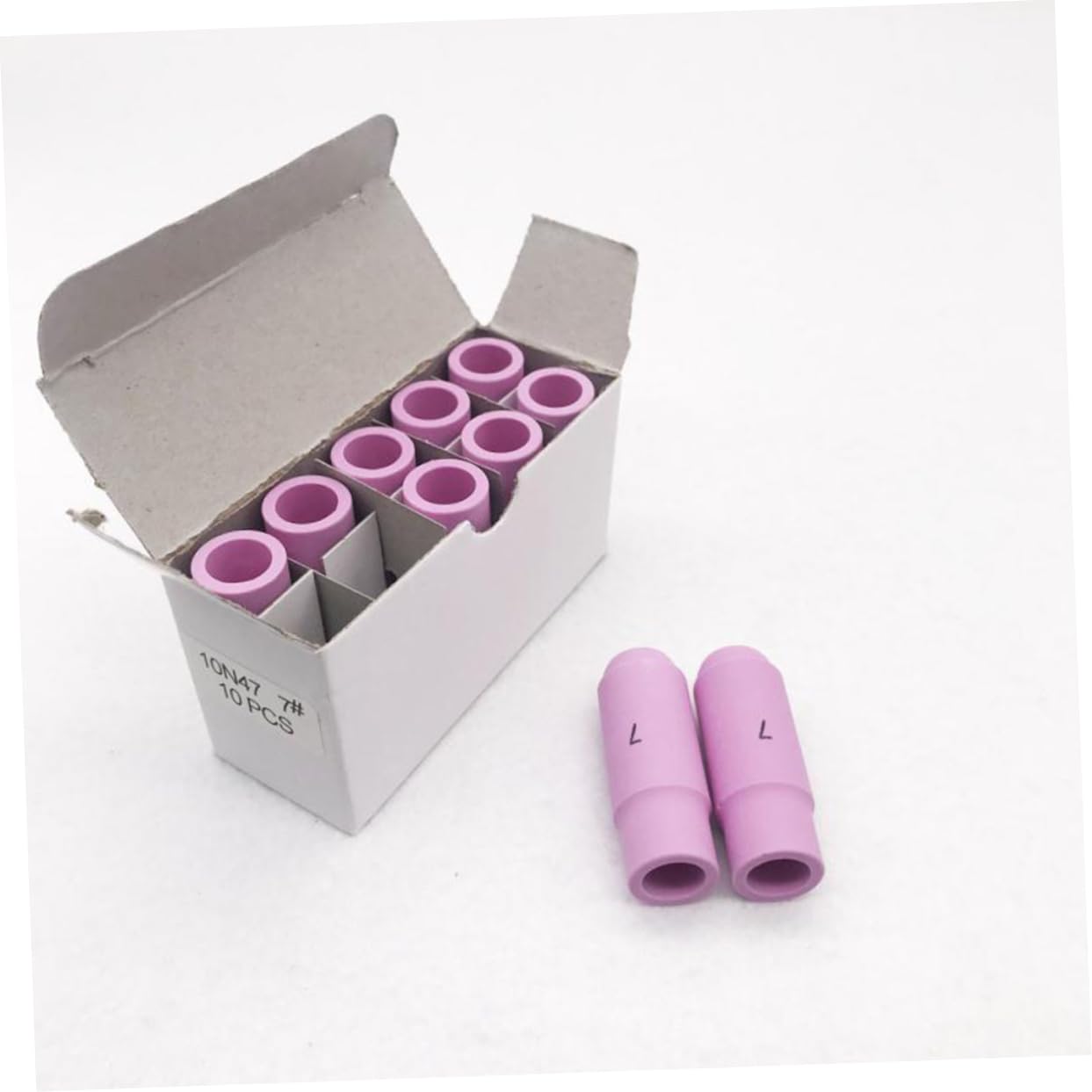 LIFKICH 10pcs Argon Arc Welding Parts Welding Nozzle Welding Torch Nozzle Plasma Nozzle Argon Arc Welding Accessories Argon Arc Nozzle Welding Torch Accssories