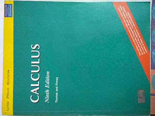 Calculus by Thomas and Finney Paperback – 28 December 2017