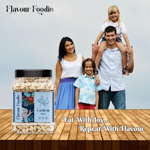 Image of Flavour Foodie Premium Cashew Nuts 500gm | Kaju Nut Dry Fuits | Natural & Crunchy Premium Whole Cashews | Gluten-Free Healthy Snack | Nutritious & Delicious Gift
