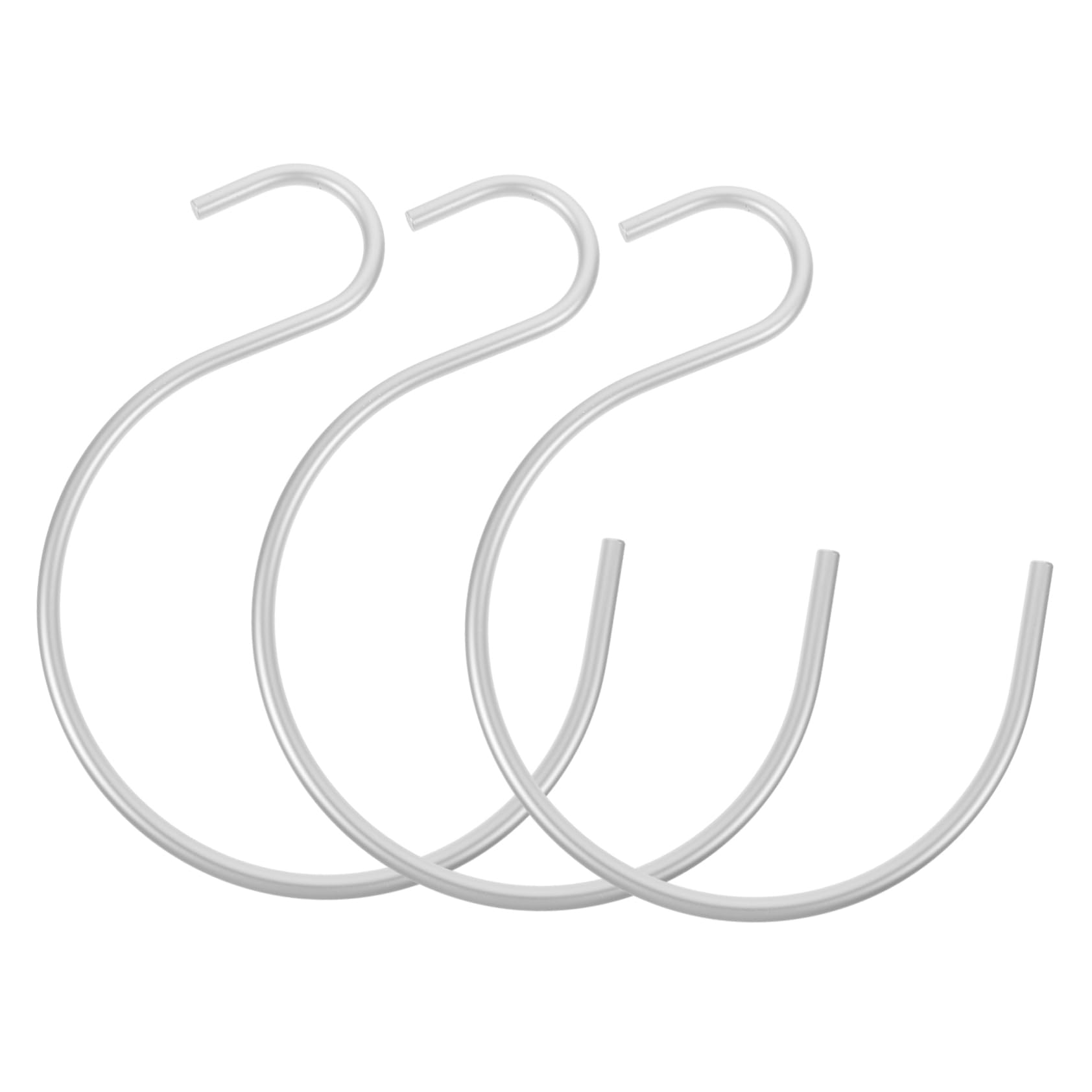 Cabilock 3pcs Scarf Hanger Organizer for Closet Multi-functional Tie and Belt Holder Heavy Duty Scarf Storage for Home and Retail Use