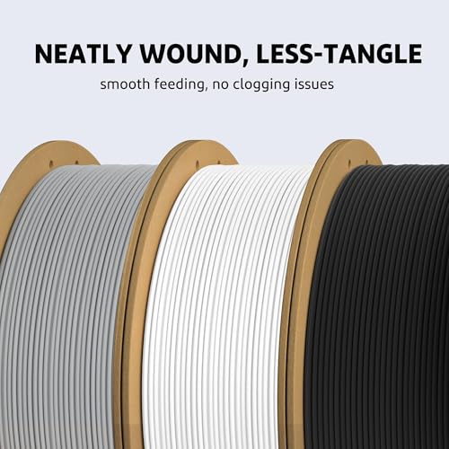 Image of ELEGOO PLA Plus Filament 1.75mm Dark Blue & Red 2KG, PLA+ Tougher and Stronger 3D Printer Filament Dimensional Accuracy + /- 0.02mm, 2 Pack 1kg Spool(2.2lbs) Fits for Most FDM 3D Printers