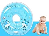  Infant Natación Flotador Inflable Anillo de Seguridad,GZQES,Asiento Inflable de Piscina Nadar Anillo para Bebe (Azul)