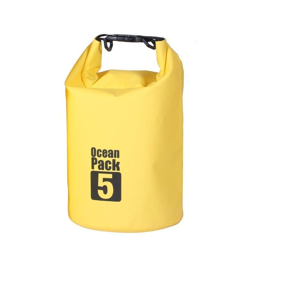 FAYBY 5 Liter Outdoor Ocean Pack Waterproof Dry Bag (Yellow)