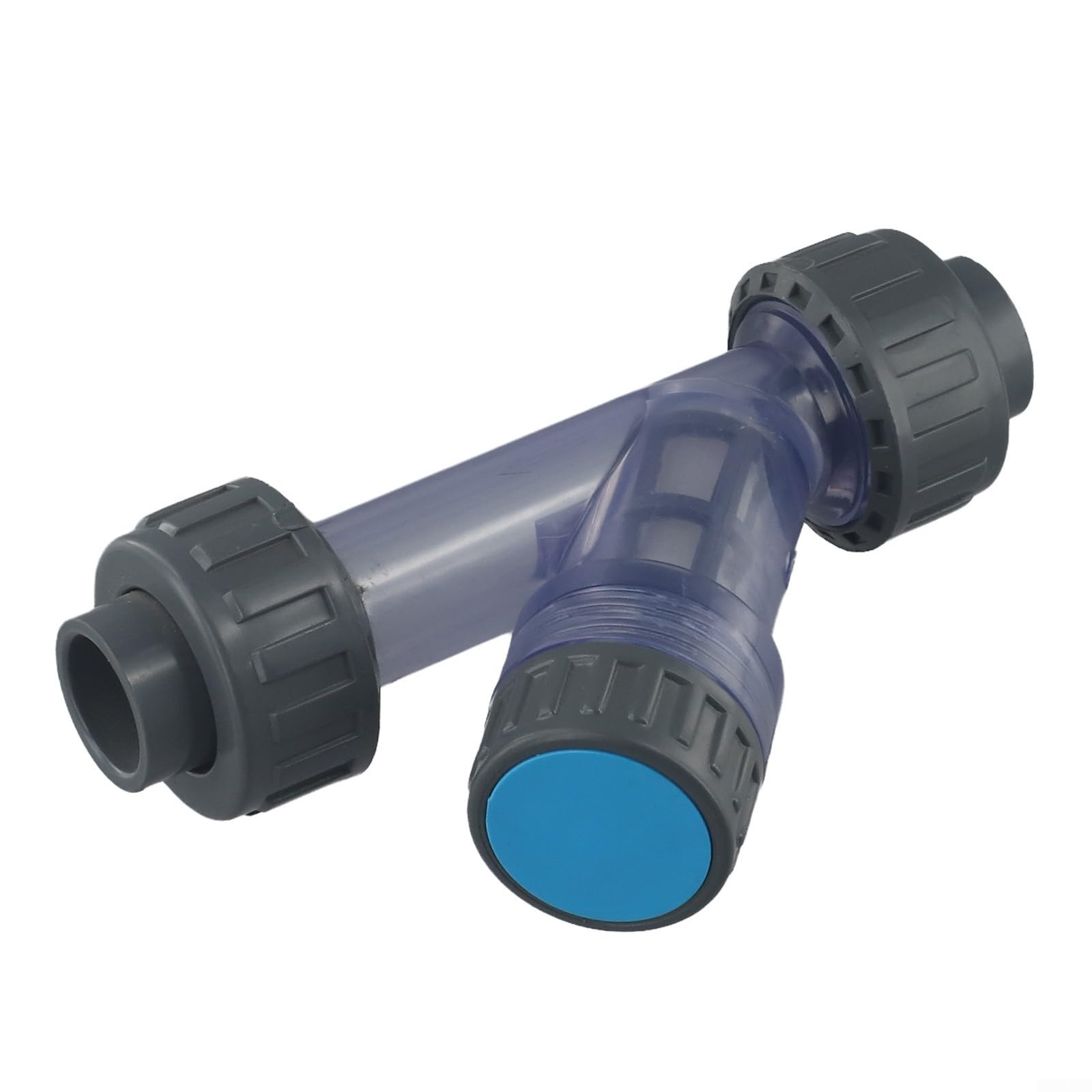 Filtre de type Y, filtre à eau en UPVC transparent, connecteur de tuyau de 20 à 63 mm pour système d'irrigation d'aquarium (diamètre intérieur 20 mm)
