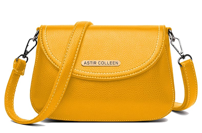 ASTIR COLLEEN Sling Bag Womens & Girls Sling Bag - Stitch (Yellow) (B0C9MJW1LJ) Amazon Price History, Amazon Price Tracker