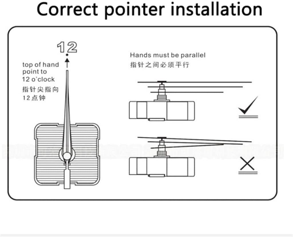 Metal Pointer Design Mute Decoration Living Room