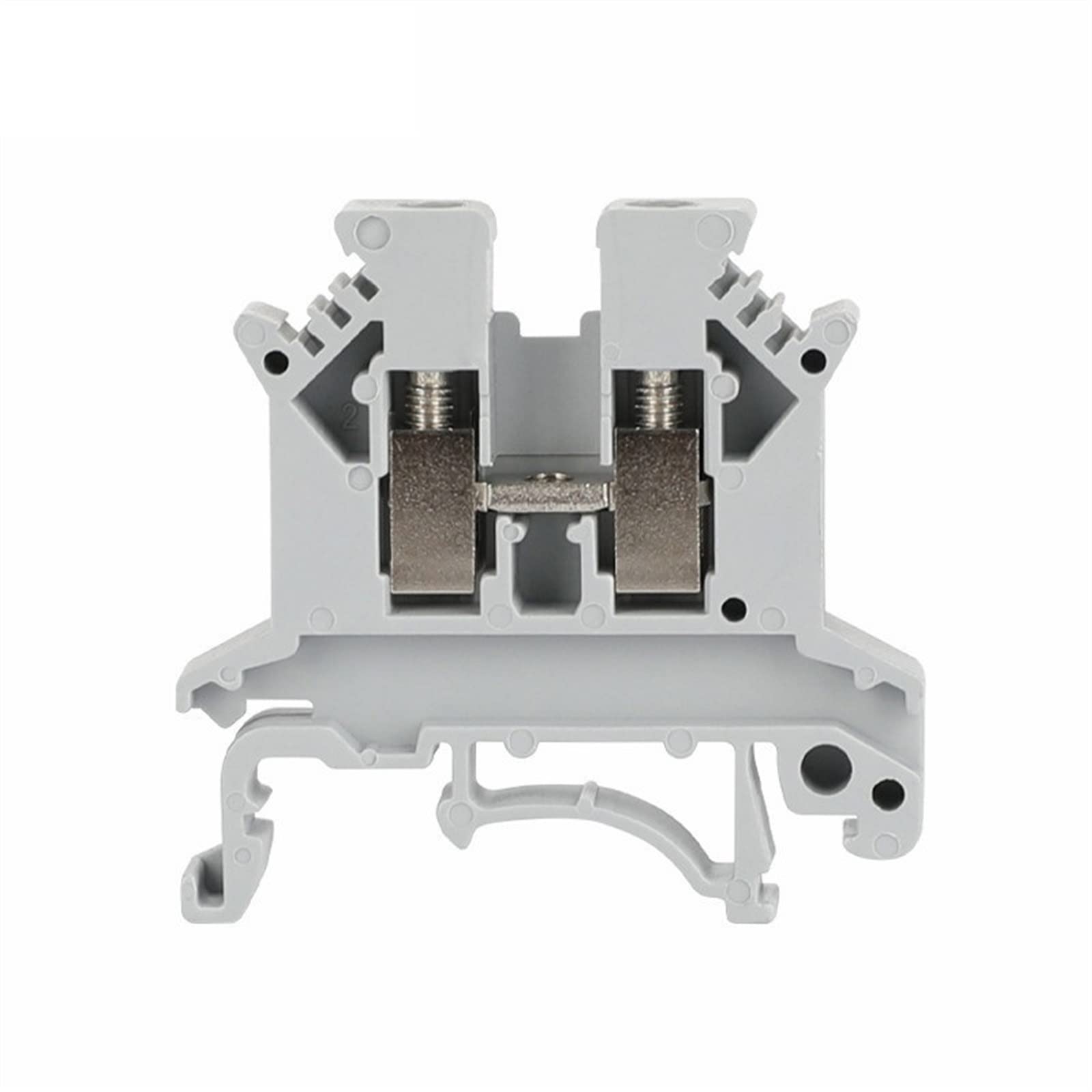 10 Uds. Conector de Cable UK 2,5 2.5B conexión de tornillo Electr Termin 2,5mm² conector eléctrico de Cable bloque de terminales de carril Din UK2.5B (Color : Yellow)