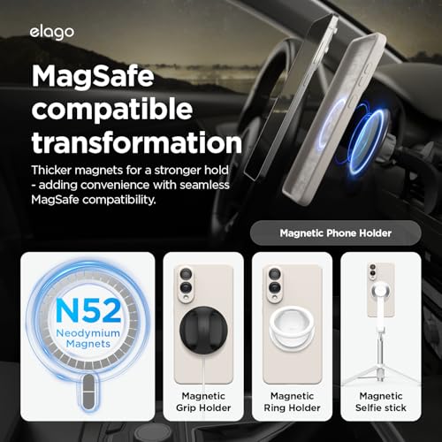 Image of elago Premium Magnetic Silicone Case for Galaxy S25 Edge