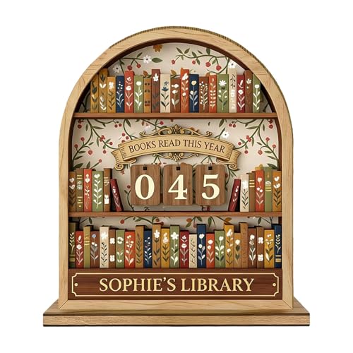 Contatore Dei Libri Letti Nel Corso 'Anno | Display in