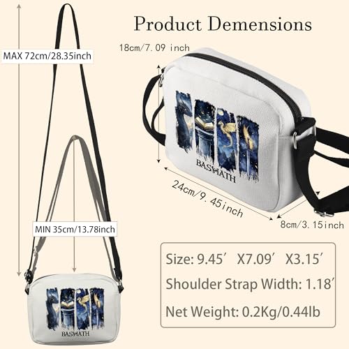 WCGXKO Literature Themed Crossbody Bag Iron Flame Gift Dragon Rider Merch2