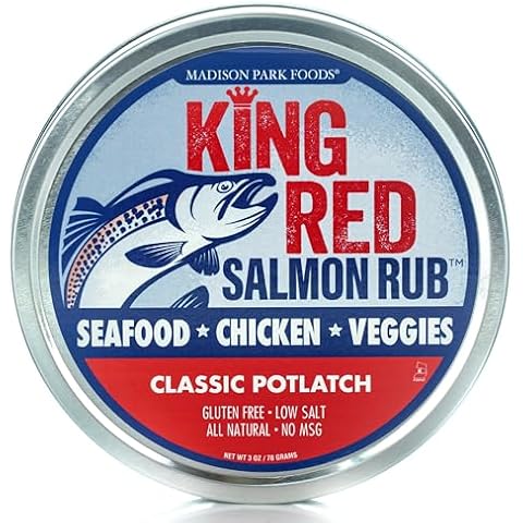 King Red Salmon Rub Classic Potlatch Seasoning Cover