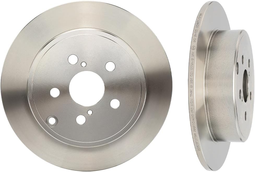 Frankberg Brake Kit incl. 2x Brake Disc + 4x Brake Pad Rear Compatible with A.v.e.n.s.i.s Station Wagon T25 A.v.e.n.s.i.s T25 Replace# 04466YZZE2,0446605010
