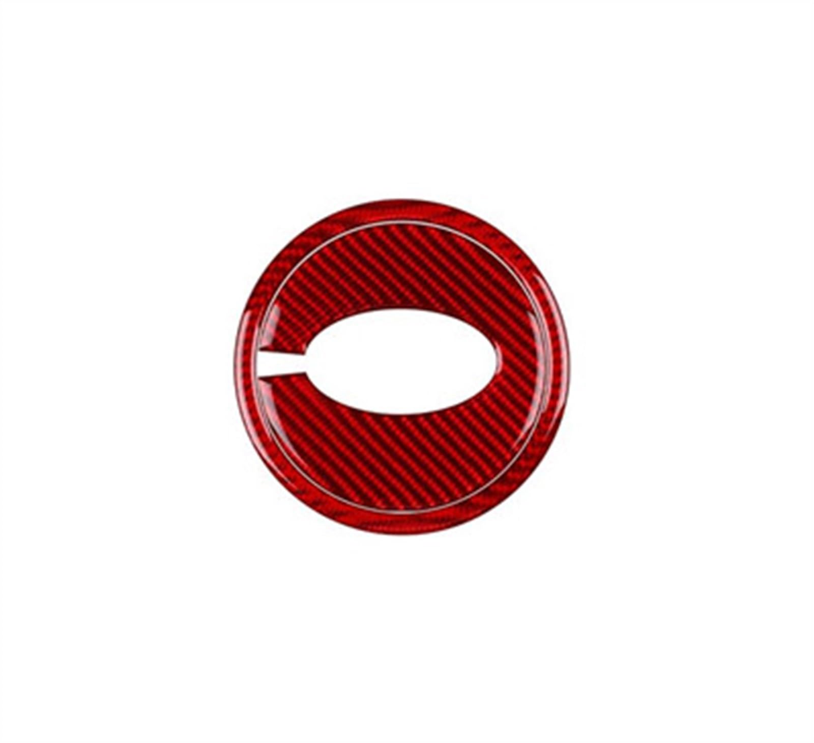 Qibbei Rosso Car Interior Accessories Sticker Steering Wheel Center Trim Cover For Subaru Wrx/Wrx Sti 2022 2023 Stickers(Rosso)