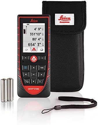 Miniatura 2 de Leica Disto E7500Medidor de distancia láser de 500 pies con Bluetooth pantalla color rojonegro