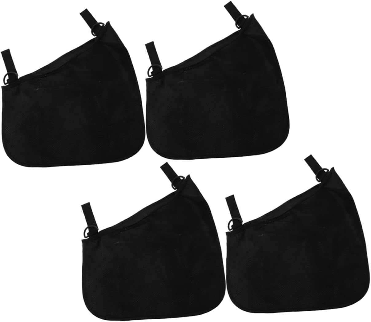 UPKOCH 4pcs Portable Baby Stroller Storage Bags Waterproof Oxford Cloth Side Sling Organizer Mesh Pockets for Easy Access Black for Everyday Use
