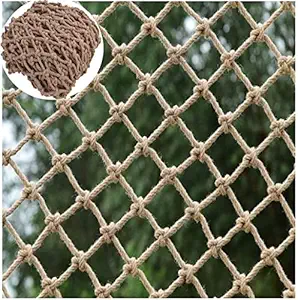 KACQIHTU Stairway Safety Net Child Swing Fence Netting Truck Trailer Heavy Duty Cargo Net Balcony/Railing Guard Protection Net Climbing Net - Indoor & Outdoor Decoration Net (Size: 6.6fx13.1ft)