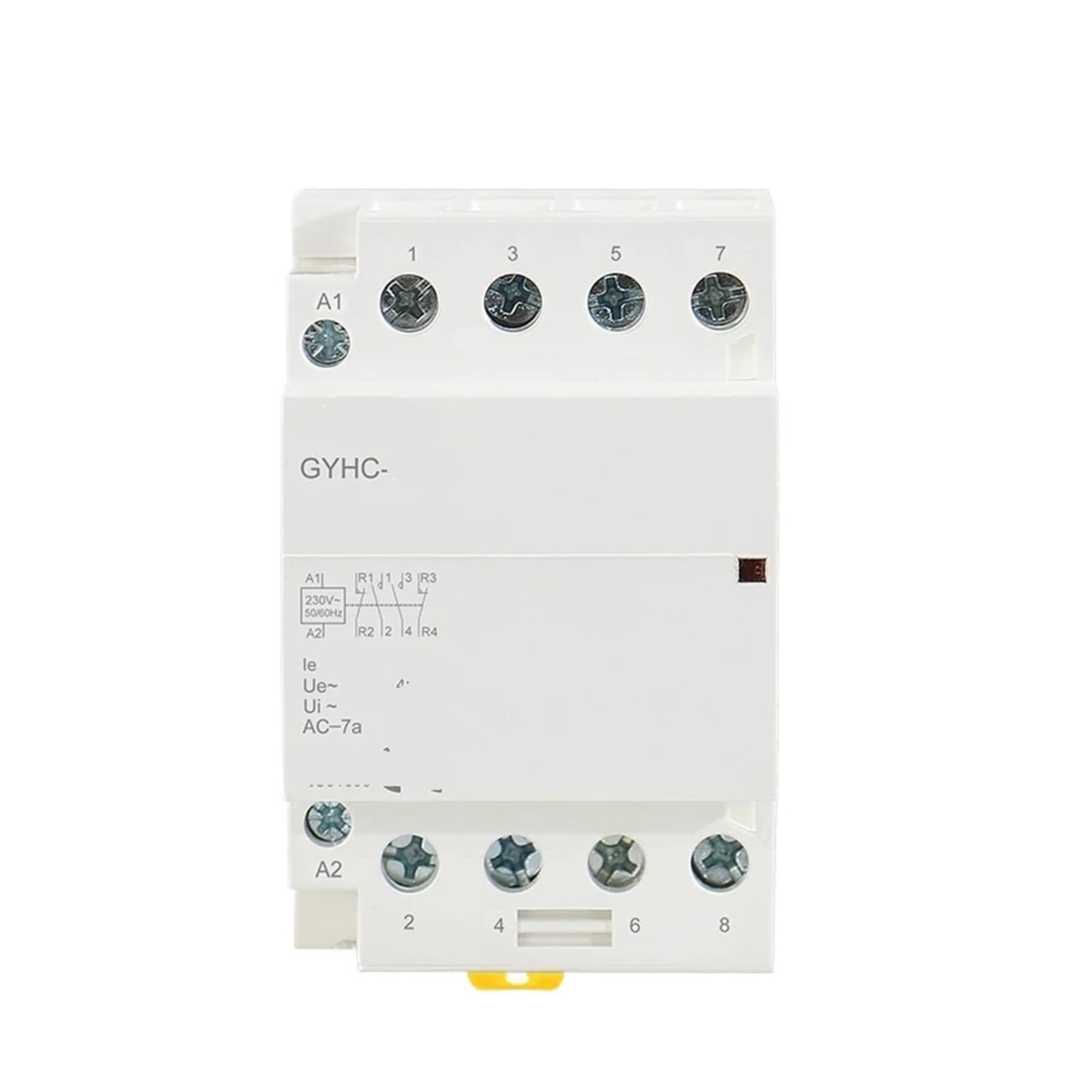 Contacteur modulaire AC 4P 63A 4NO pour tableau électrique sur rail DIN 220V