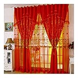 ☎ Nota: Este producto solo contiene: 1 panel de cortina. El tamaño de la cortina es (ancho * altura). ★ El tamaño de la cortina es el doble del tamaño de la ventana para obtener mejores resultados. Método de procesamiento: Ojal.