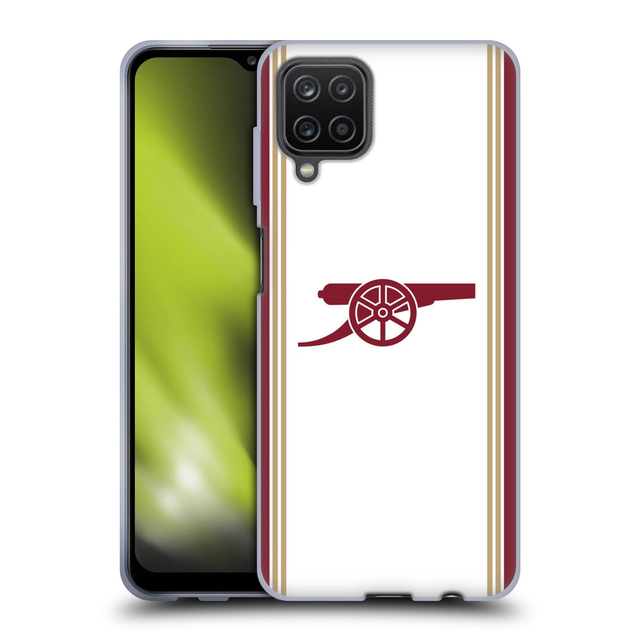 Head Case Designs Officially Licensed Arsenal FC Third 2025/26 Kit Gel Case [Military Grade Protection] Compatible With Samsung Galaxy A12 (2020) — image 1