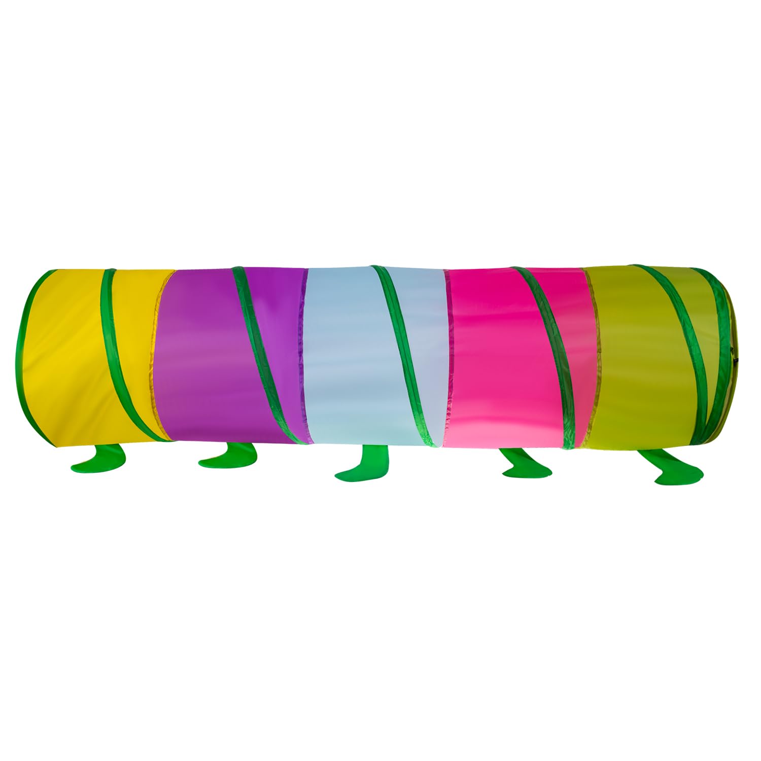 KRUZZEL Tunnel da gioco Pup-Up 46 x 165 cm, multicolore 23926