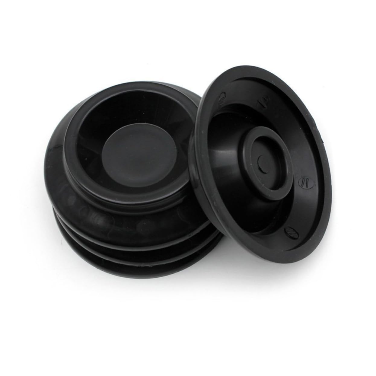 Totority 8pcs Non-slip Piano Mats for Upright Pianos Anti-noise Floor Protectors Caster Pads 8.7cm Diameter