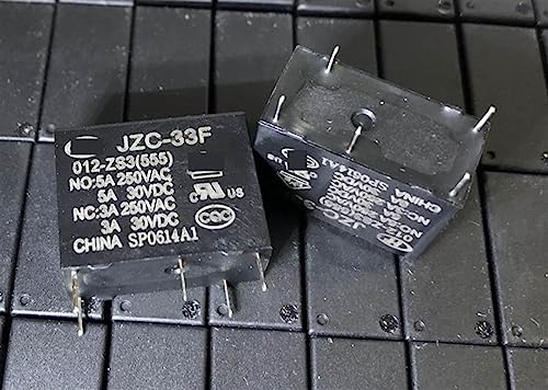 Relais 12V 33F-1C-12V pour réparer carte électronique appareil ménager
