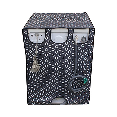 Image of DREAM KING Waterproof Front Load Washing Machine Cover Compatible for 7 kg, 7.2 kg, 7.5 kg (61 x 86 x 61 cm)