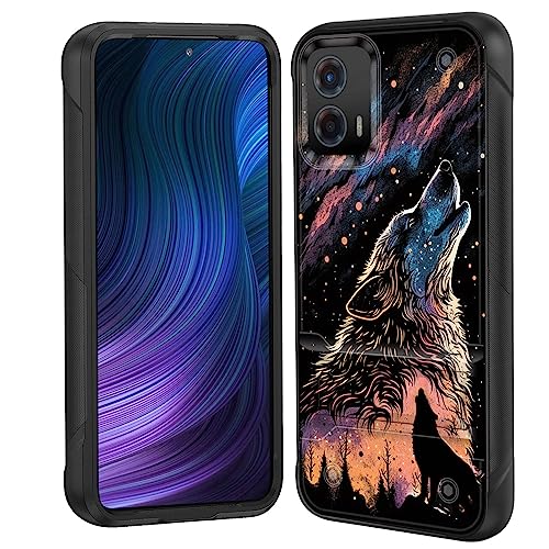 Coque Moto G 5G 2023 béquille rigide anti-chute et anti-rayure