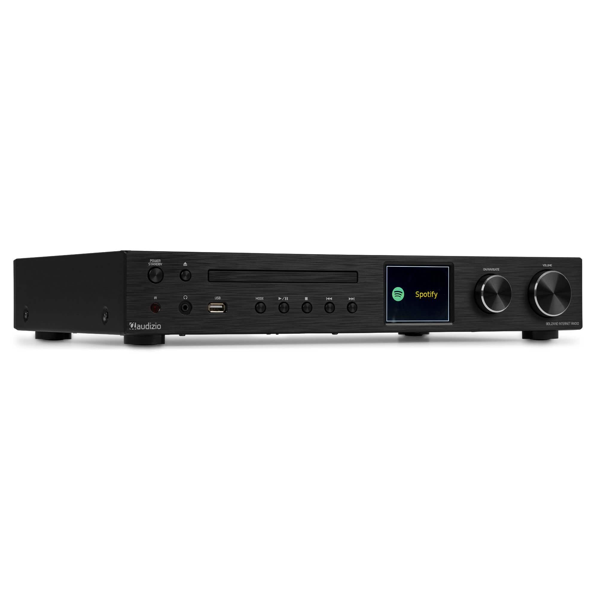 Fenton 2.1 HiFi Anlage – Mini Stereoanlage mit CD Player & DAB Plus Radio – Bluetooth Musikanlage mit Subwoofer – 200W 2.1 Soundsystem, Kompaktanlage mit Lautsprechern – Stereoanlage mit CD