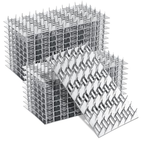 STARVAST 20Pcs 3x6 inch Truss Mending Plate with 9mm Nail Teeth, Galvanized Steel Flat Mending Plates Repair Pronged Truss Mending Plate, Thickness 1mm, for Roofing Wood Trusses Timber Connectors