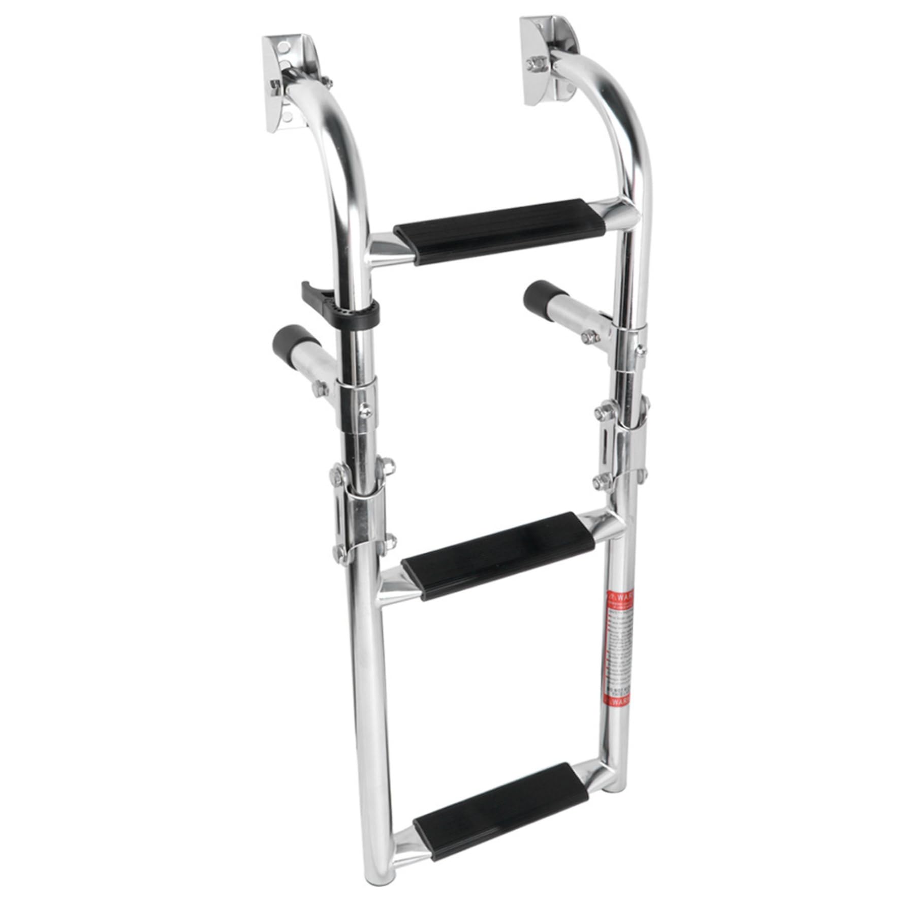 Échelle de bateau pliante inox marches quai piscine ponton hors-bord