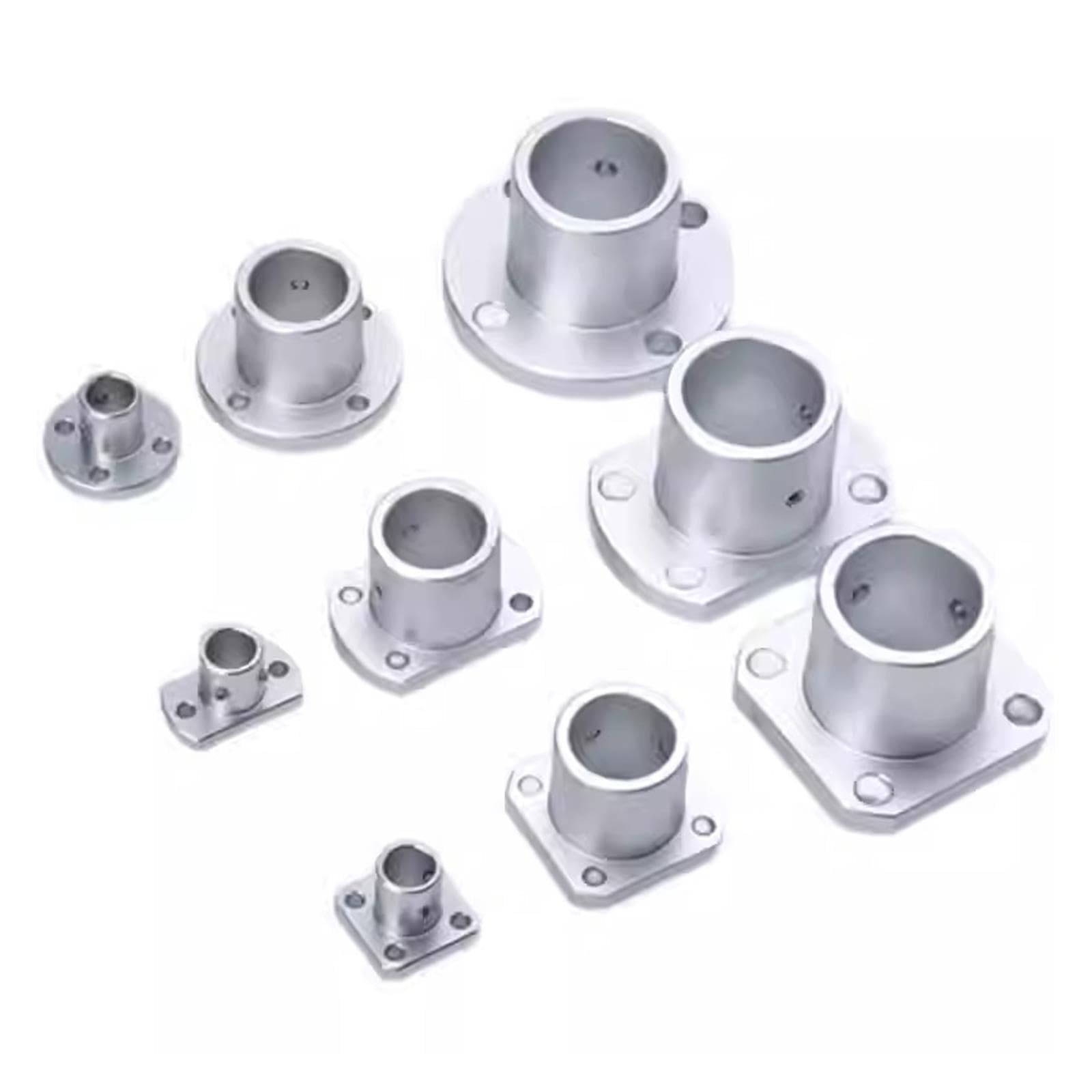 Soporte Eje Lineal Brida Aluminio Fijación