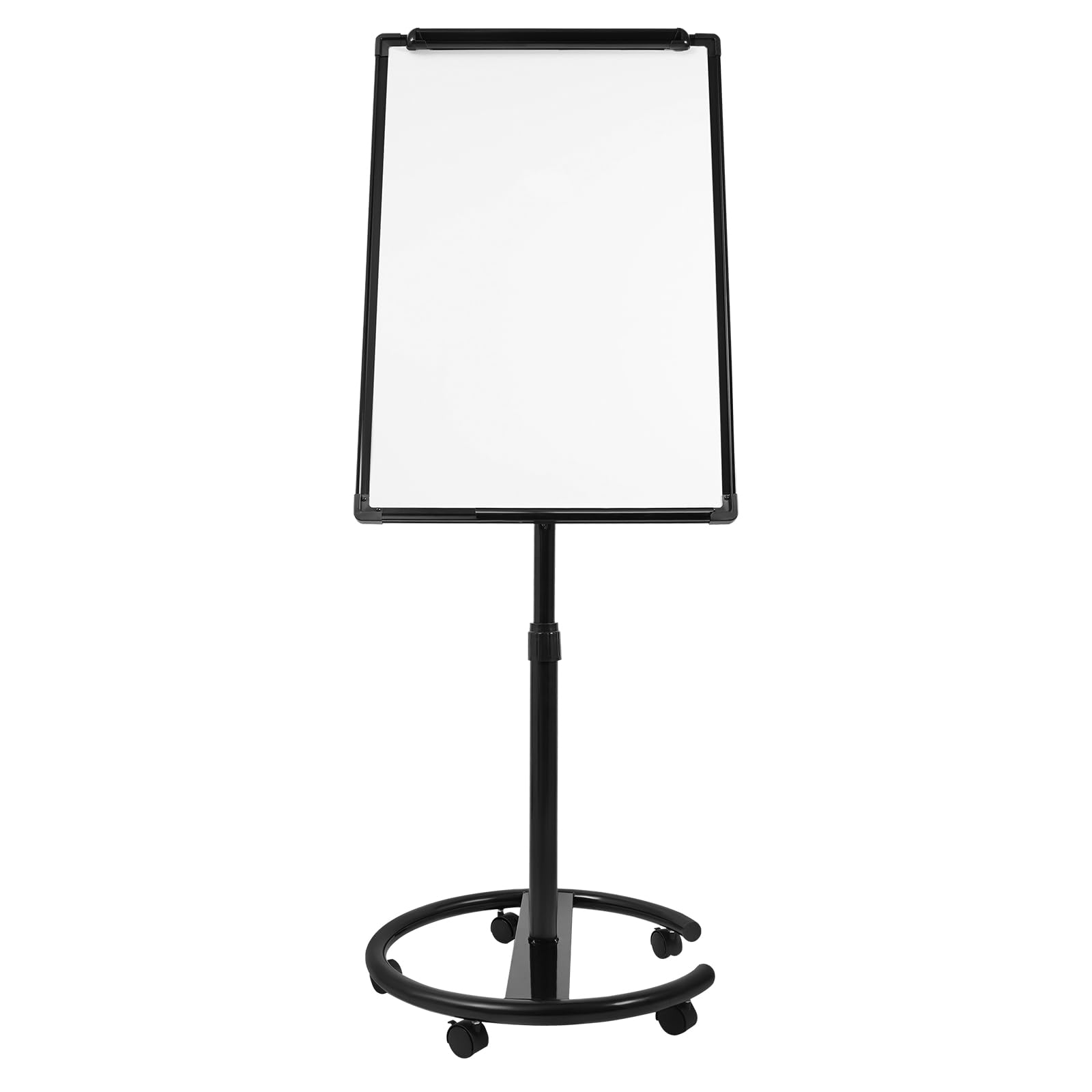 Weiß Einseitige Zeichentafel, Höhenverstellbare Zeichentafel Tragbares Magnetisches Whiteboard, für Hause Büro Schule 90 * 60cm