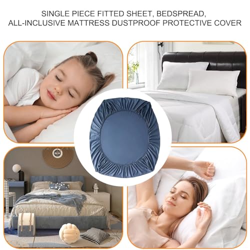 Drap housse 180x200 cm antidérapant pour grand lit