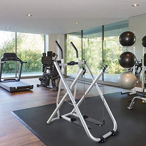 Foldable Air Walk Trainer Elliptical Machine Glider 330 LB Max Weight and Swing Amplitude 90 Degrees for Home Gym Workout