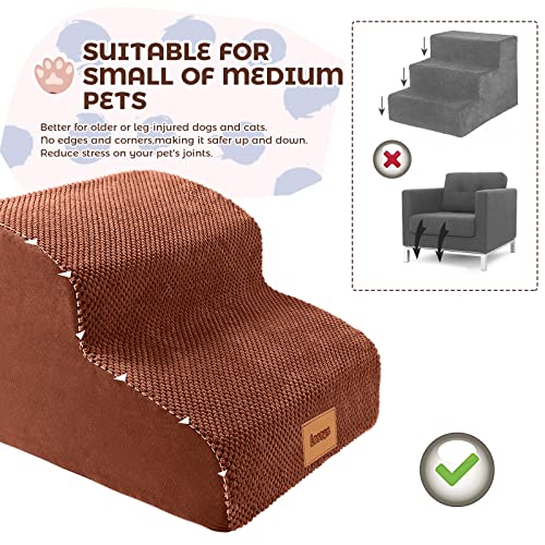 Foam-Dog-Stairs-2-Step-Pet-StairsSteps-with-Waterproof-Cover-Non-Slip-Dog-RampLadder-for-Couch-Sofa-Dog-Step-for-Small-Dogs-Cats-with-OldInjuredShort-Legged-118-H - Cucciolini Doodles   Foam-Dog-Stairs-2-Step-Pet-StairsSteps-with-Waterproof-Cover-Non-Slip-Dog-RampLadder-for-Couch-Sofa-Dog-Step-for-Small-Dogs-Cats-with-OldInjuredShort-Legged-118-H